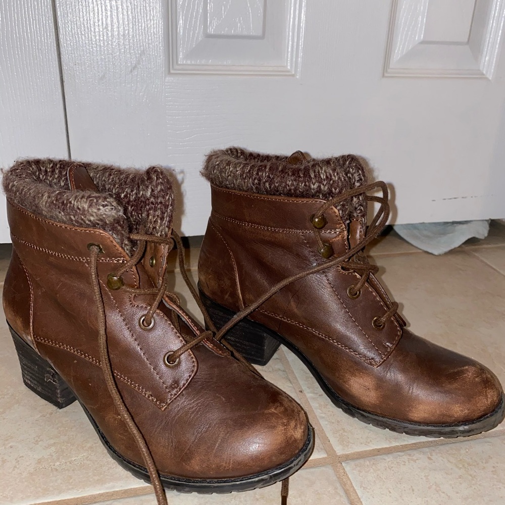 Nine West Brown Booties